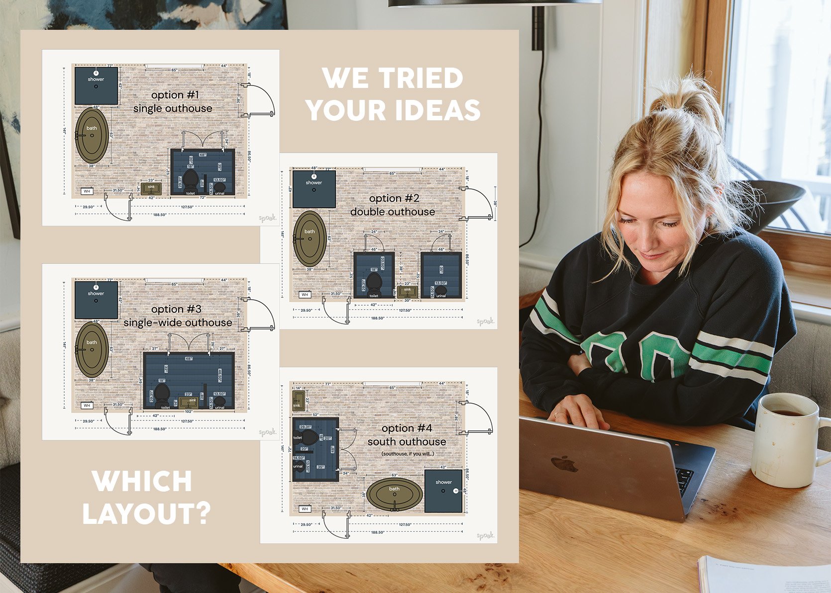 Svečių kotedžo vonios kambario išdėstymo užbaigimas + balsuokite už savo mėgstamiausią!!